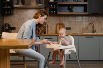 cadeira de alimentação infantil portátil